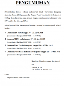 PIAGAM PROPTI